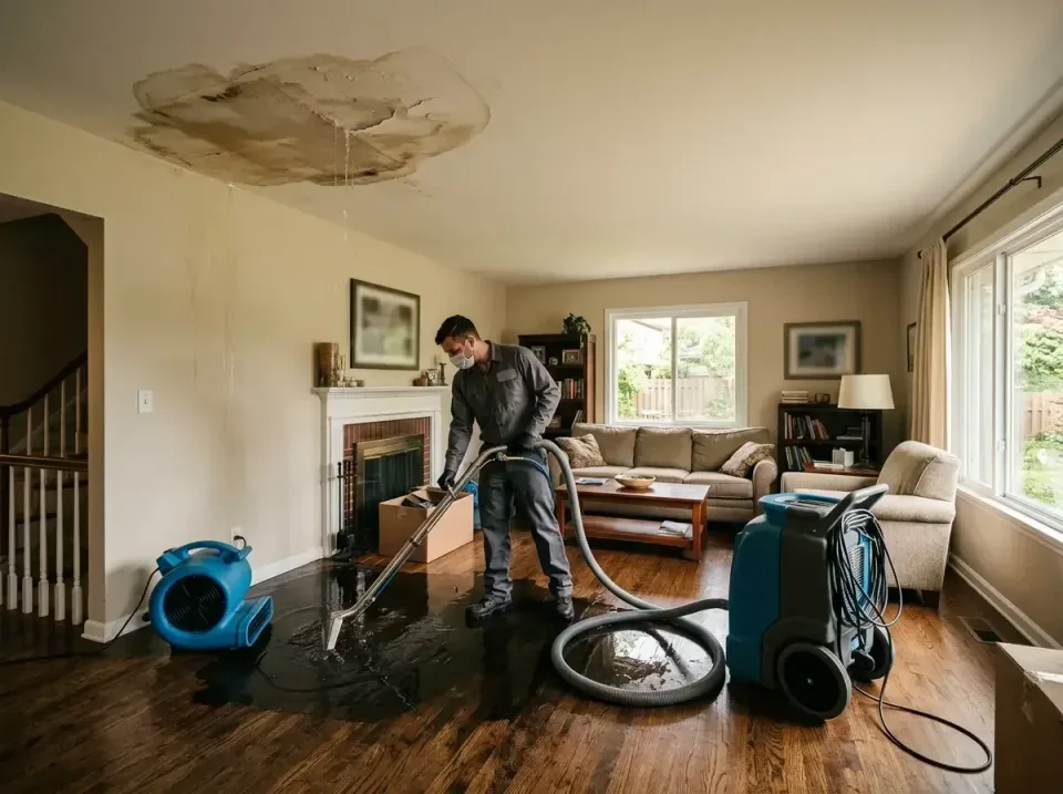attic-pipe-burst-ceiling-drip-008 — frequently asked questions, Water Damage Restoration & Carpet Care in Luxemburg, WI